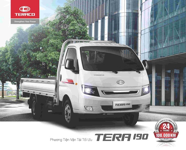 Xe tải 1.9 tấn Tera 190 – Giải pháp vận tải tối ưu