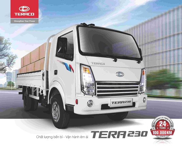 Xe tải 2.3 tấn Tera 230 – Động cơ bền bỉ, tiết kiệm nhiên liệu
