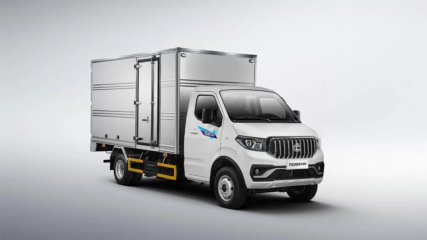 Xe tải 1,5 tấn Tera150S thùng kín (Ảnh: Daehan Motors).