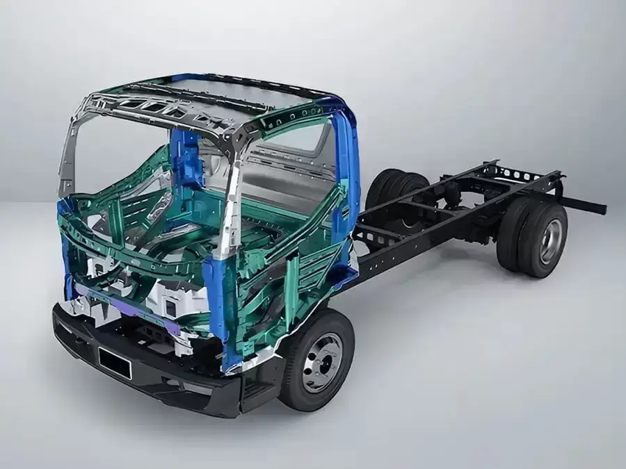 Khung gầm chắc chắn và ổn định khi chở tải