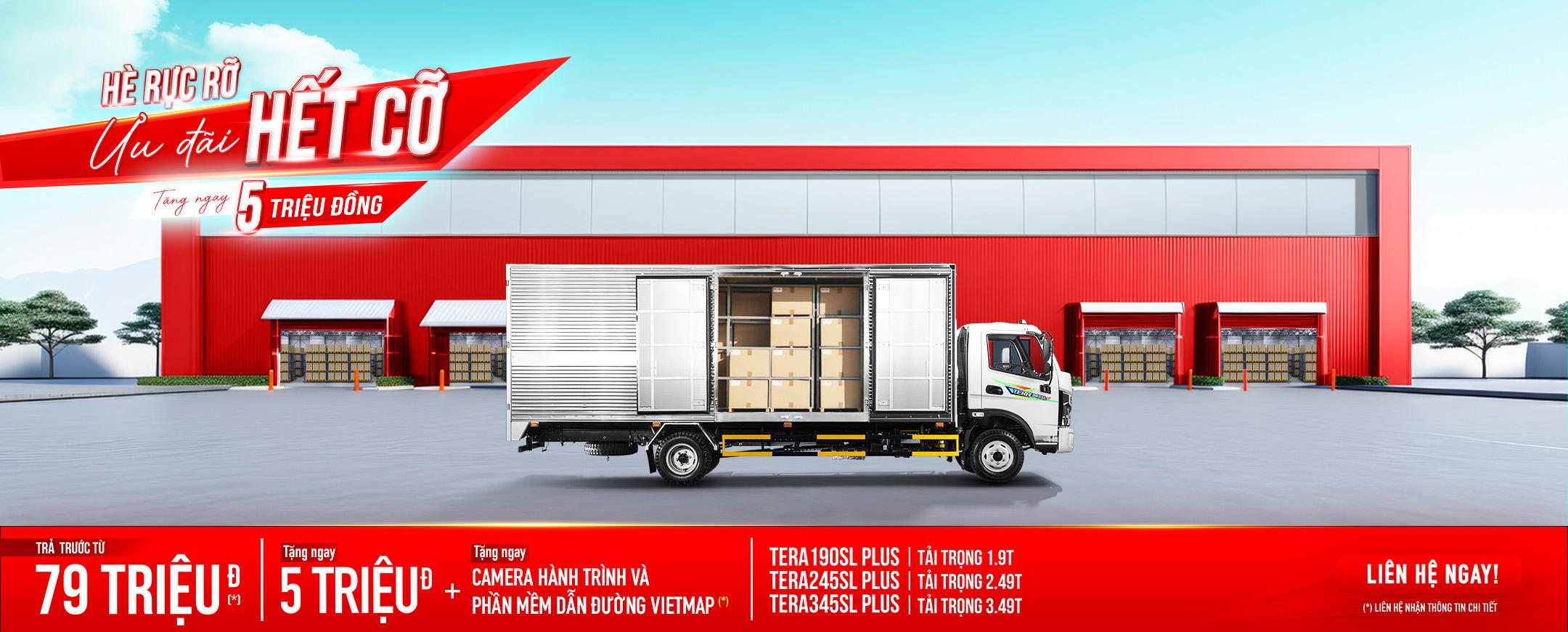 xe tải thùng dài 6m - pc