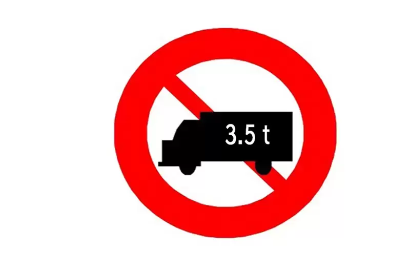 Biển cấm xe tải trên 3.5 tấn là gì? Ý nghĩa và phạm vi áp dụng