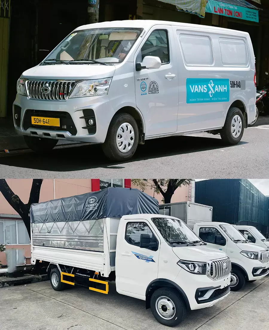Phân biệt xe tải nhỏ và xe tải van khi gặp P.106