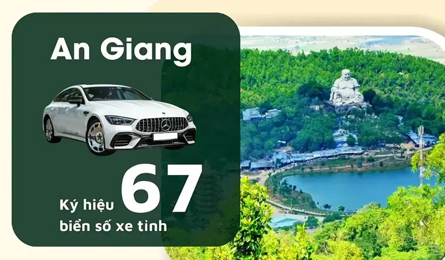 Biển số xe An Giang trước sáp nhập hành chính