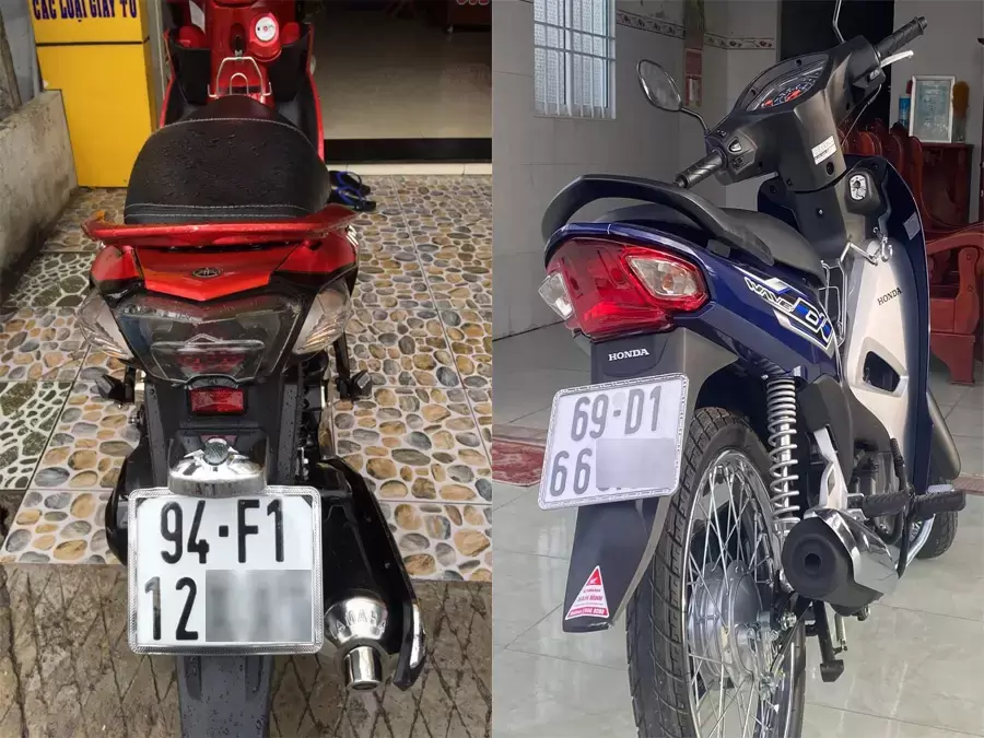 Biển số đã cấp trước thời điểm sáp nhập vẫn được sử dụng hợp pháp