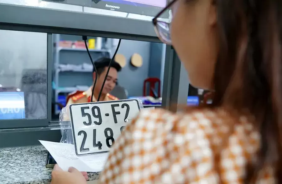 Thủ tục đổi biển số xe mới