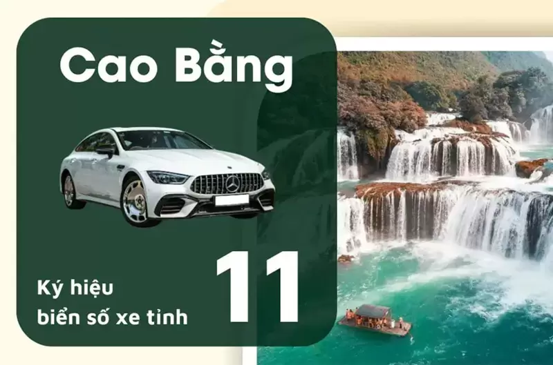 Biển số xe Cao Bằng là bao nhiêu sau sáp nhập 2025?