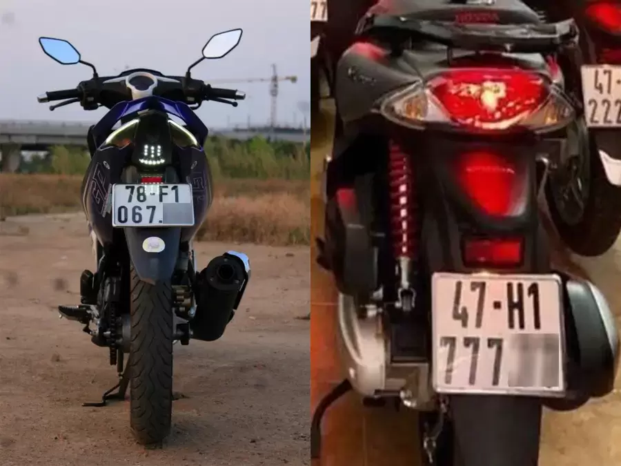 Biển số xe máy 47 và 78 đăng ký tại Đắk Lắk