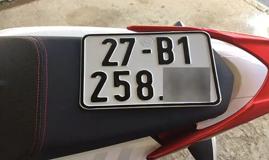 Cấu trúc biển số xe máy tại Điện Biên