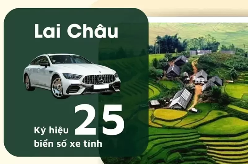 Biển số xe Lai Châu sau sáp nhập là bao nhiêu?