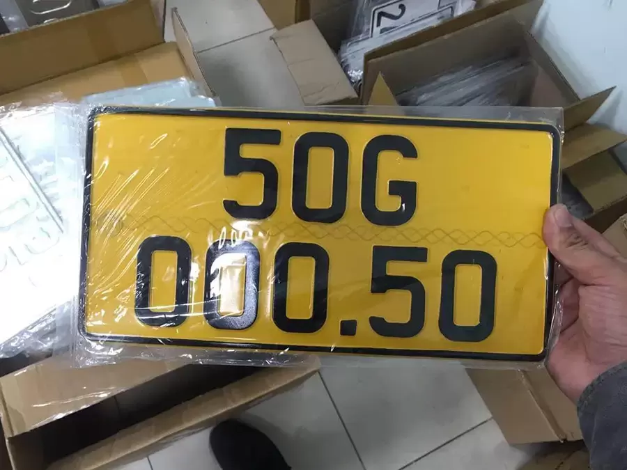 Biển số xe màu vàng có ý nghĩa gì