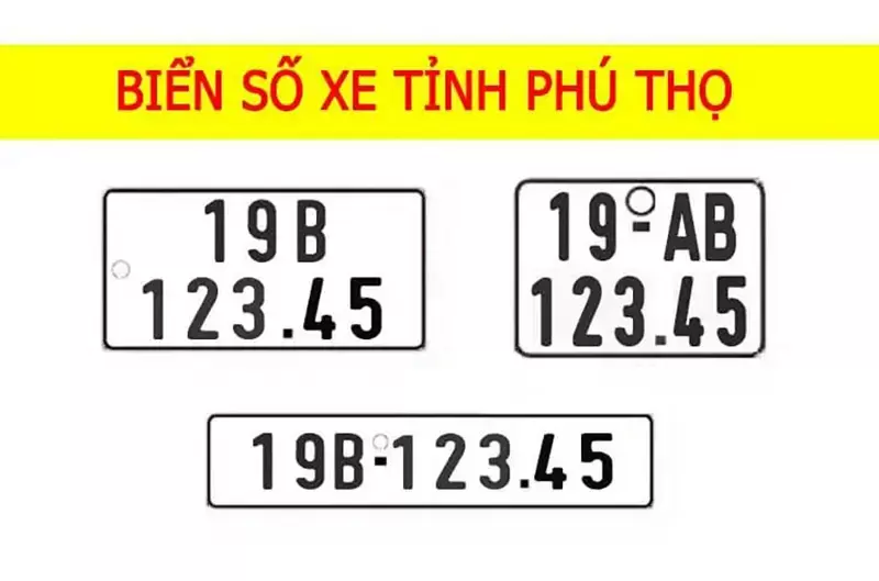 Biển số xe Phú Thọ sau sáp nhập theo quy định mới