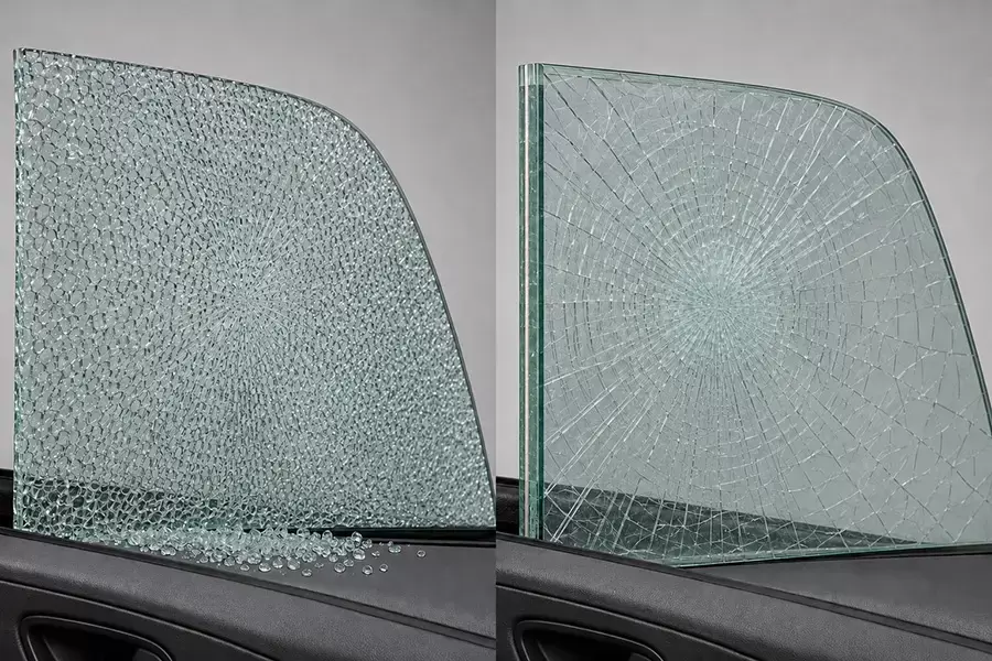 Búa thoát hiểm không phá được mọi loại kính ô tô