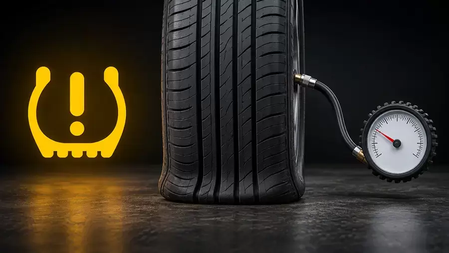 Kiểm tra từng lốp khi đèn TPMS sáng