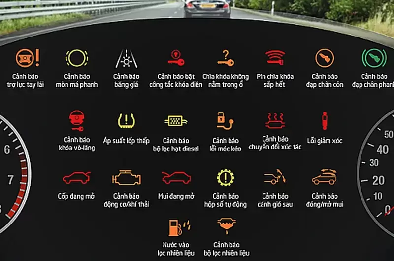 Các cảnh báo trên xe ô tô không phải ai cũng biết