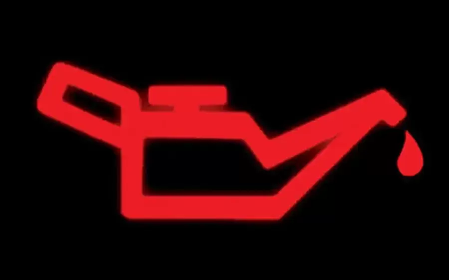 Ký hiệu cảnh báo áp suất dầu động cơ