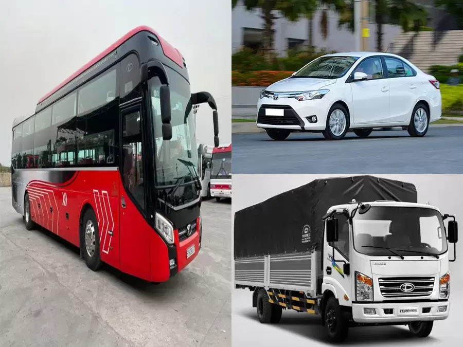 Các loại phương tiện tương ứng với từng hạng giấy phép lái xe ô tô