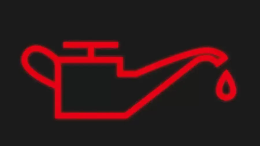 Đèn cảnh báo áp suất dầu động cơ trên bảng đồng hồ ô tô