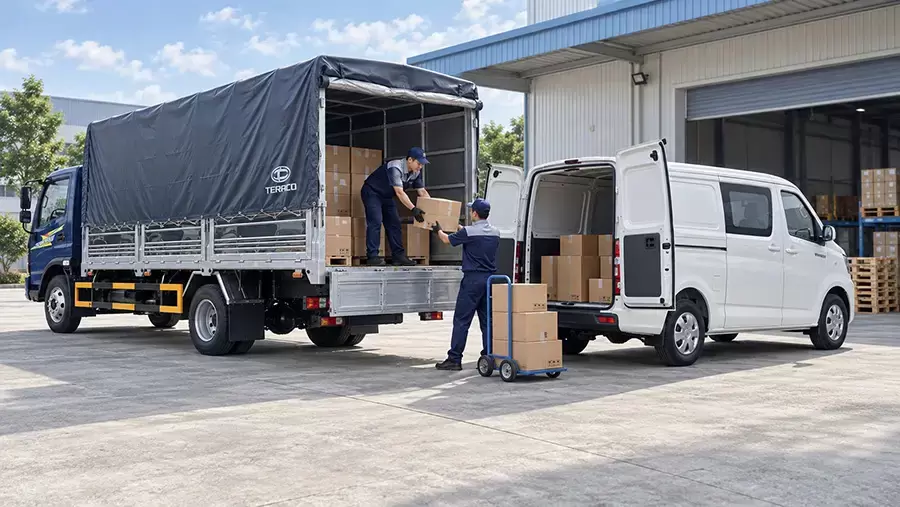 Trung chuyển giúp tiếp cận các điểm giao nằm trong đường hẹp