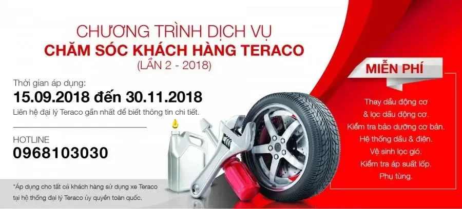Chương trình dịch vụ chăm sóc khách hàng Teraco lần 2 - năm 2018