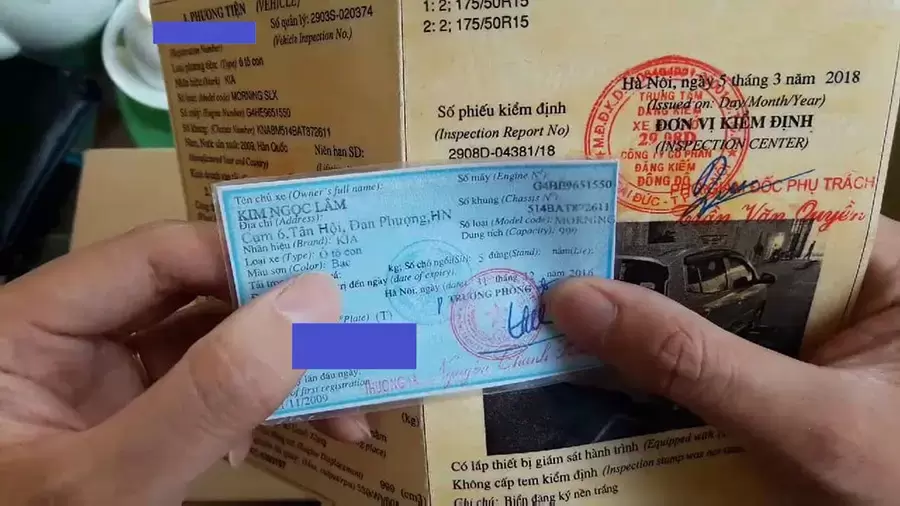 Xe sẽ được cấp giấy chứng nhận kiểm định sau khi hoàn thành hết thủ tục