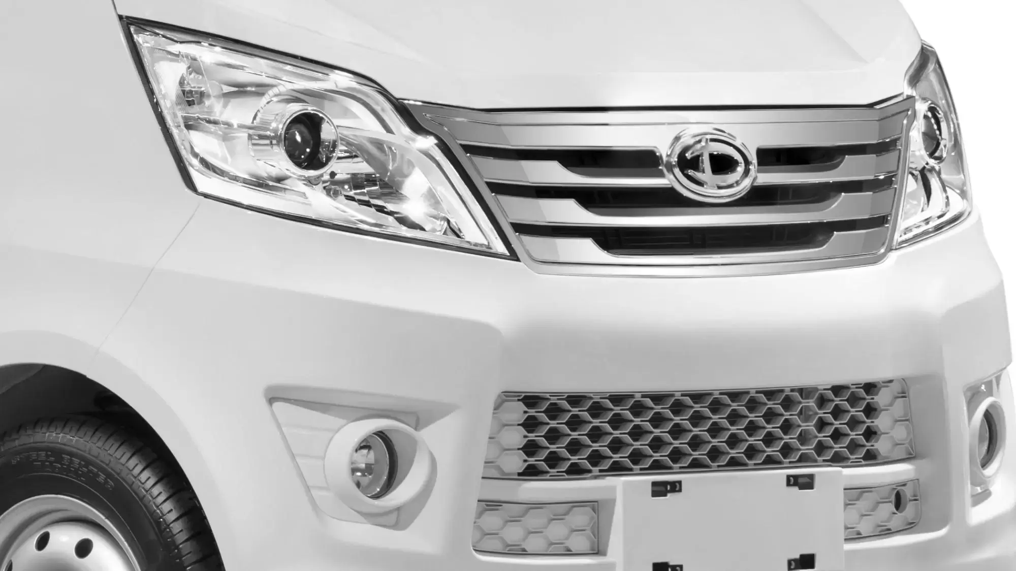 Cụm đèn pha Halogen hiện đại được thiết kế với kích thước lớn