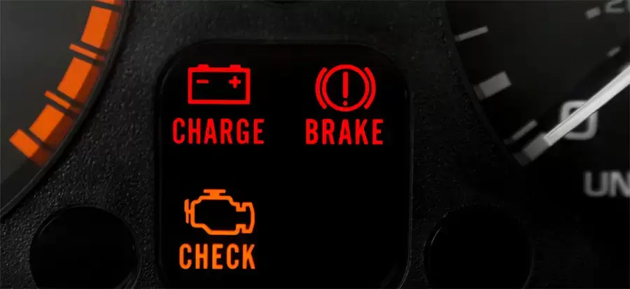 Đèn cảnh báo động cơ khí thải trên taplo phương tiện