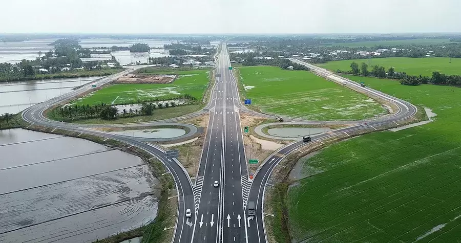 Nút giao IC5 cao tốc Cần Thơ Cà Mau