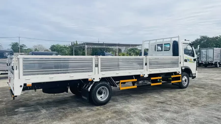 Thiết kế 7 bửng mở trên thùng bạt và thùng lửng Tera190SL Plus