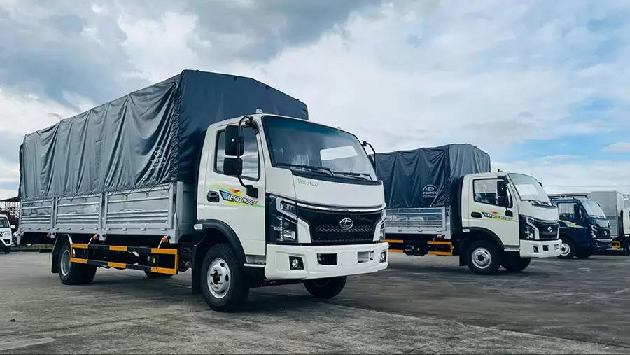 Giá xe tải 1t9 thùng dài 6m2 hiện nay dao động từ 500 đến 600 triệu đồng
