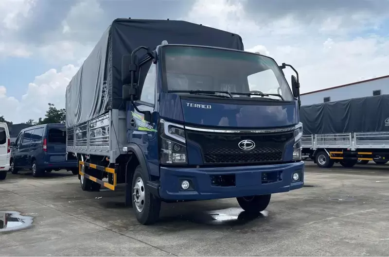 Giá xe tải 3t5 thùng dài 6m2 Teraco mới nhất hiện nay