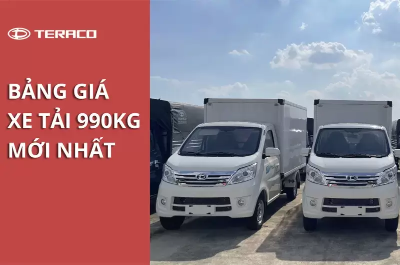 Giá xe tải 990kg bao nhiêu? Vì sao dòng xe này được ưa chuộng?