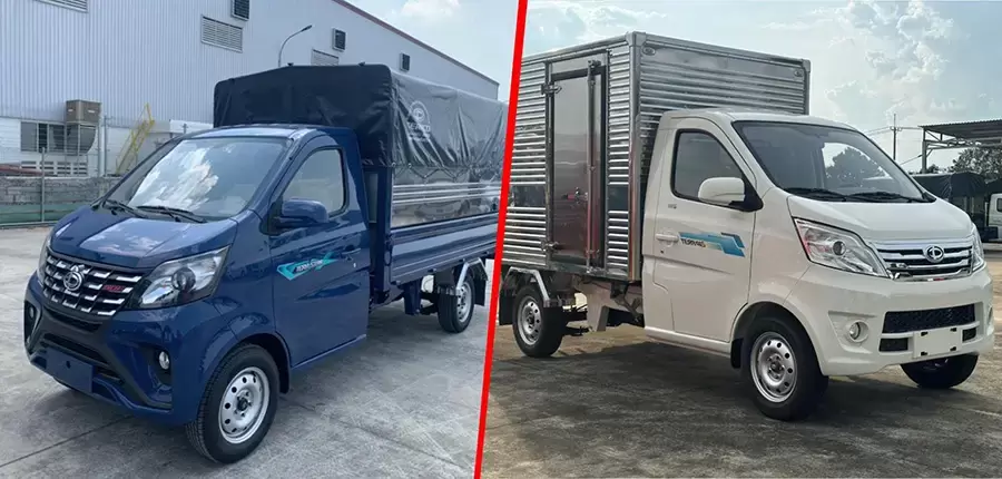 Hai mẫu xe tải chở hàng 1 tấn - Tera Star và Tera100S