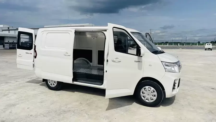 Xe tải van có thiết kế khoang cabin và khoang hàng tách biệt
