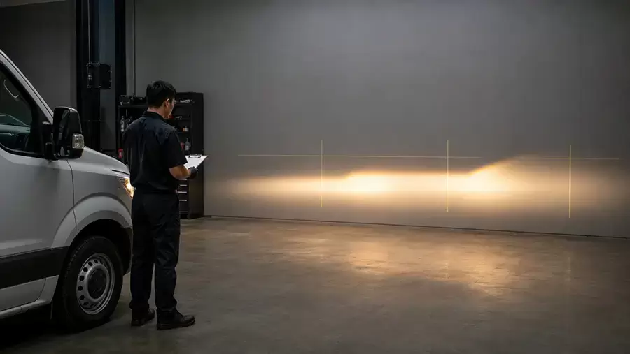 Kiểm tra đường cắt Halogen Projector trên nền phẳng