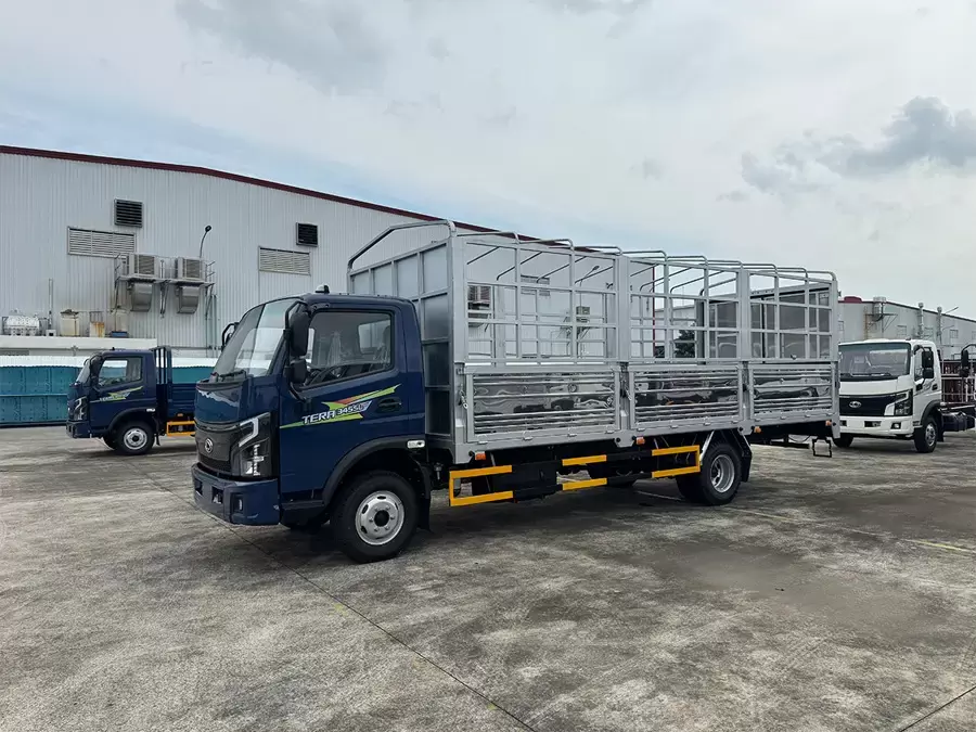 Thùng hàng của Tera345SL Plus rộng rãi, tối ưu cho hàng cồng kềnh