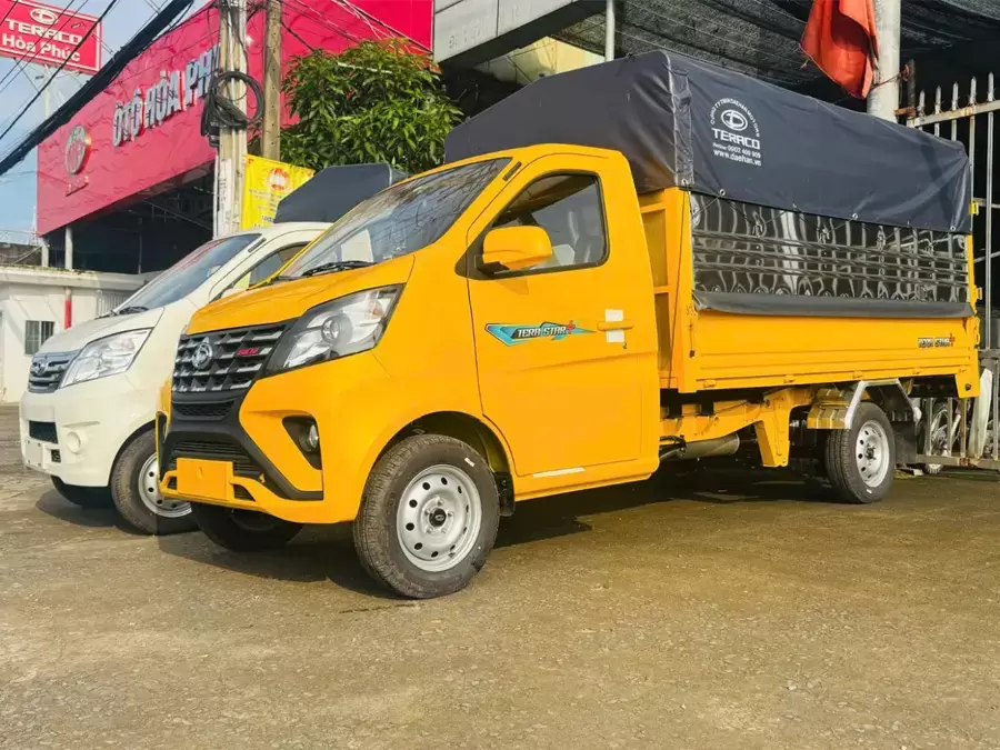 Tera Star Plus thùng bạt lửng phù hợp hàng hóa nhỏ gọn, giao nhận thường xuyên