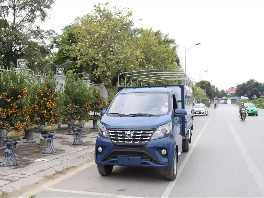 Xe tải nhỏ Teraco vận hành trong nội thành