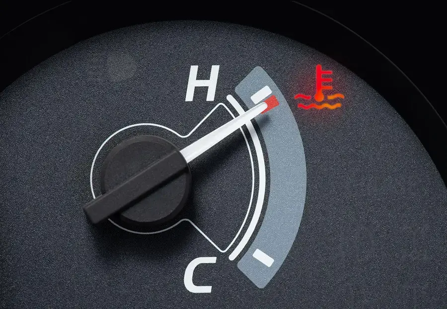 Đèn cảnh báo nhiệt độ xuất hiện khi động cơ có nguy cơ quá nhiệt