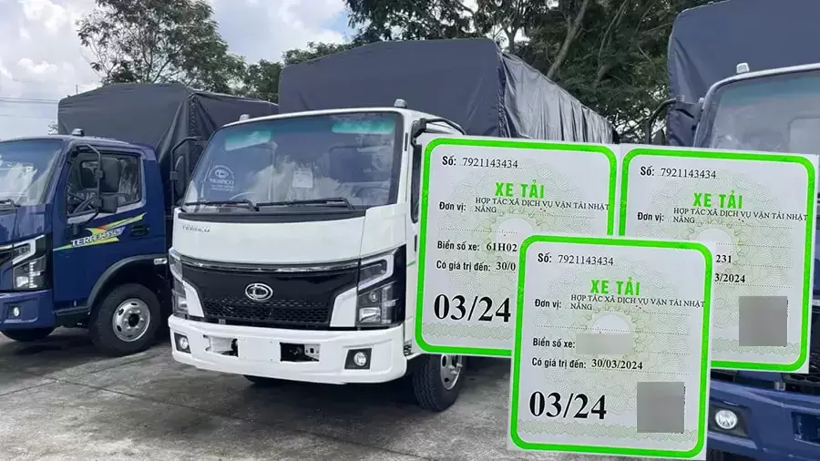 Phù hiệu xe tải là giấy chứng nhận cho phép xe hoạt động kinh doanh vận tải hợp pháp
