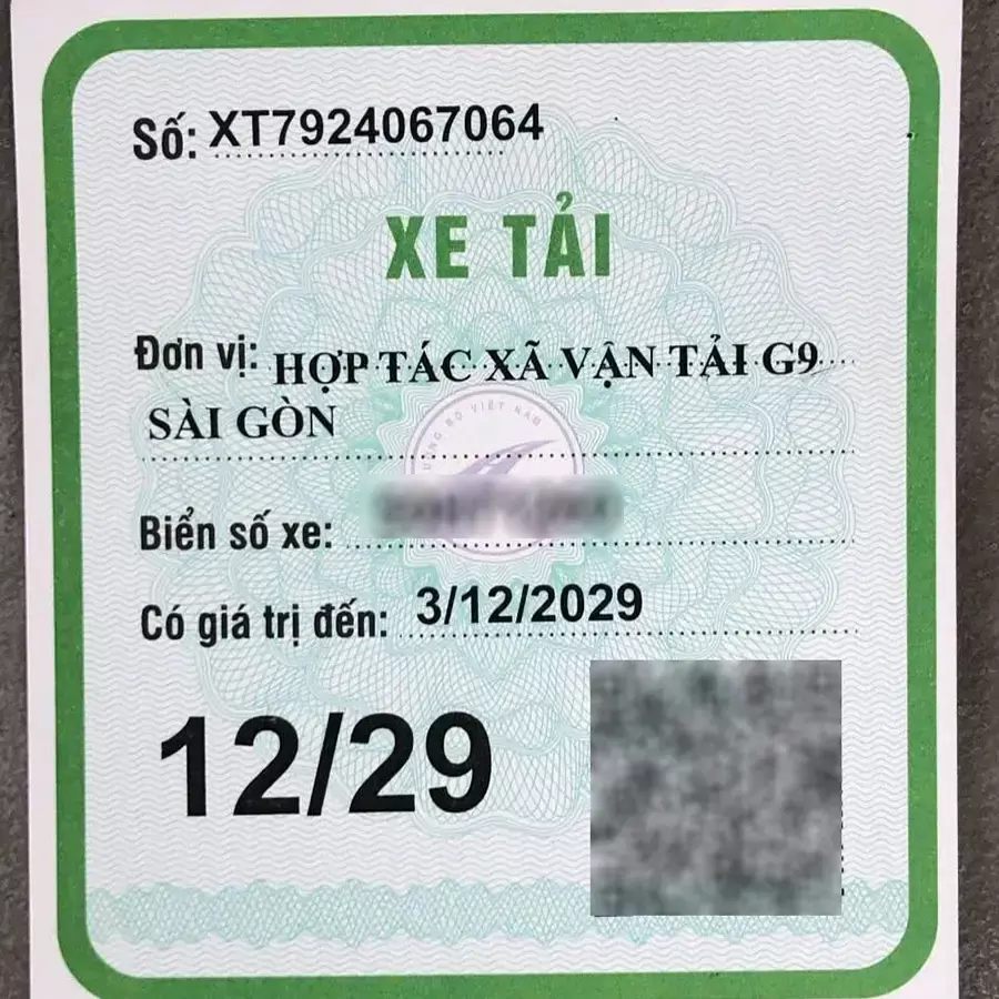 Phù hiệu xe tải