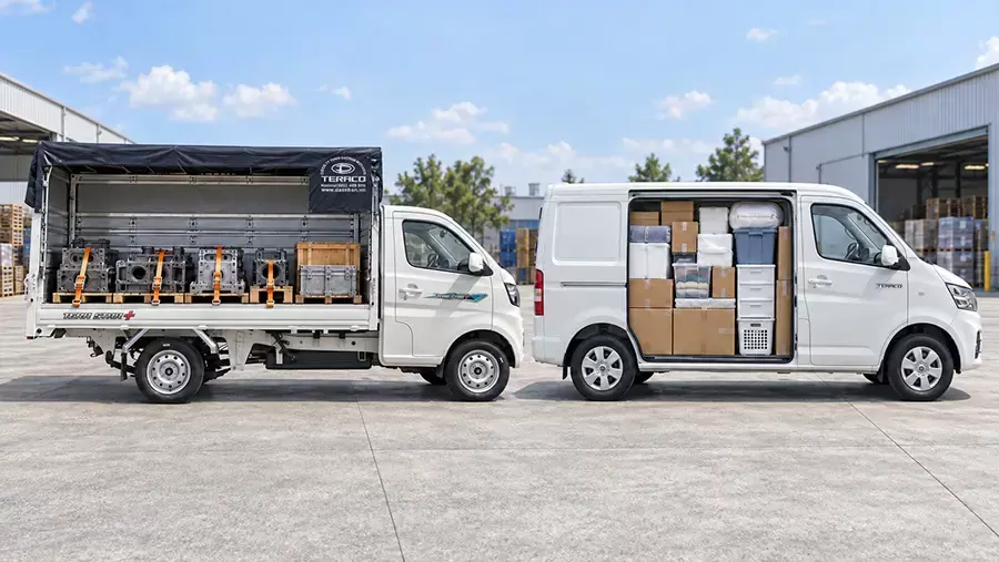Cùng 800 kg nhưng thể tích hàng có thể rất khác nhau