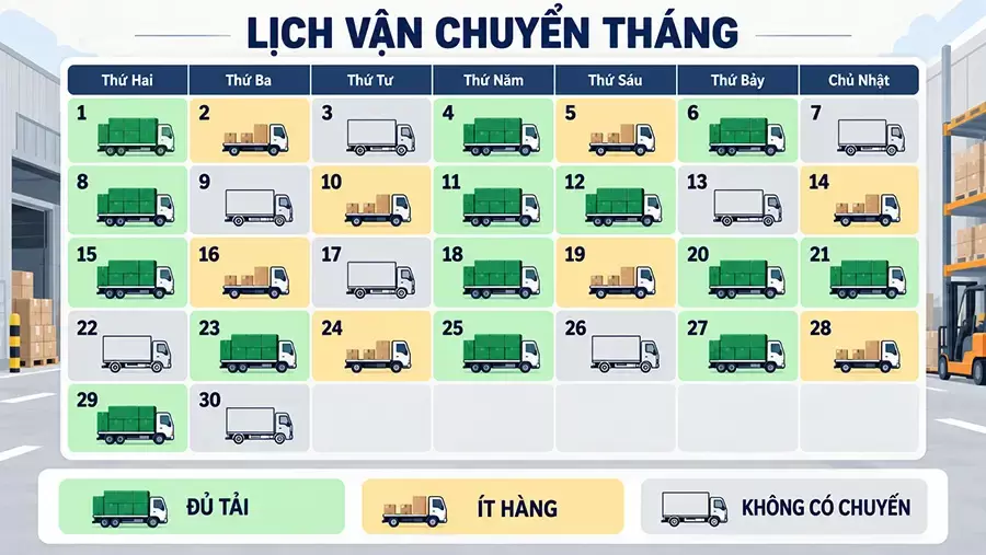 Tần suất sử dụng quyết định hiệu quả đầu tư phương tiện