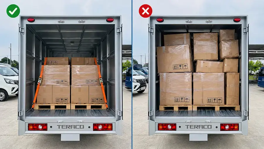 Chở quá tải có thể ảnh hưởng đến độ bền và khả năng vận hành của xe