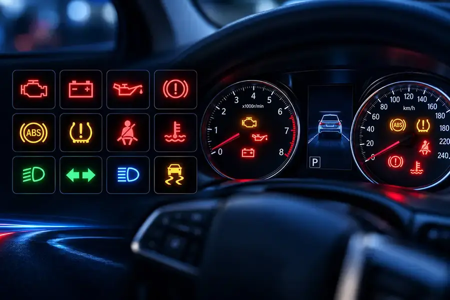 Kiểm tra xe sớm khi xuất hiện tiếng kêu hoặc đèn cảnh báo bất thường