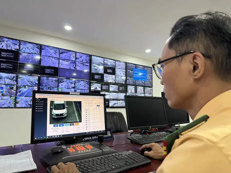 Phạt nguội được phát hiện qua camera giám sát giao thông