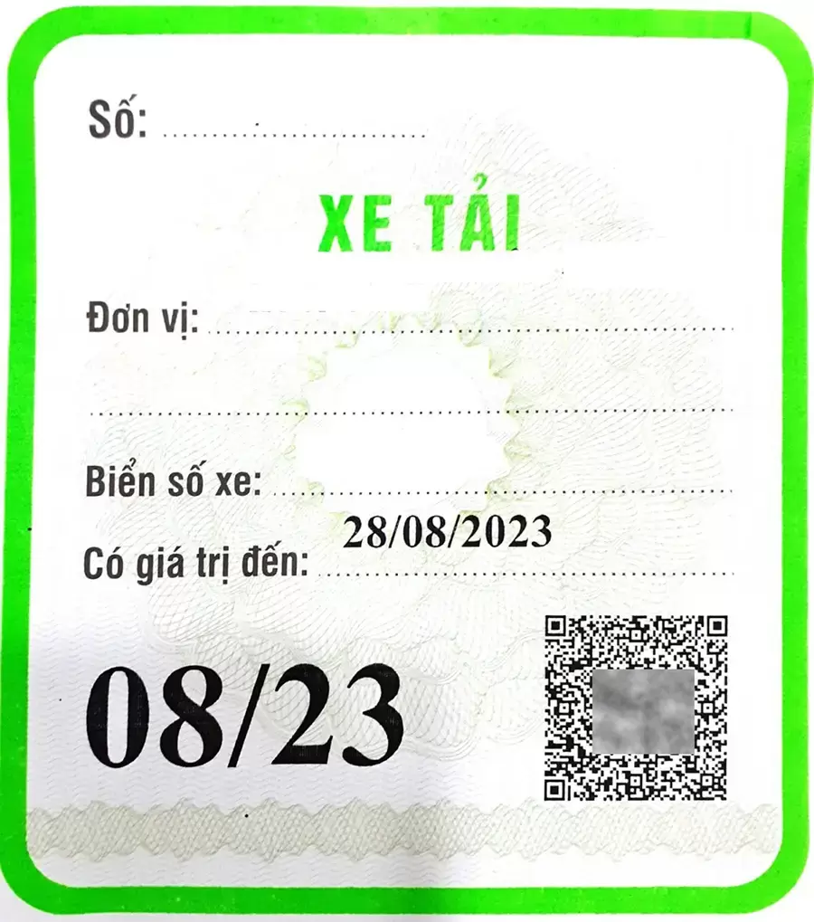 Phù hiệu xe tải là giấy tờ cần có đối với phương tiện kinh doanh vận tải