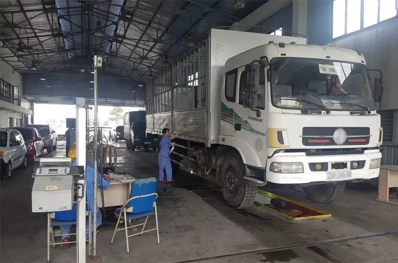 Quy định mới về đăng kiểm xe tải áp dụng từ năm 2025