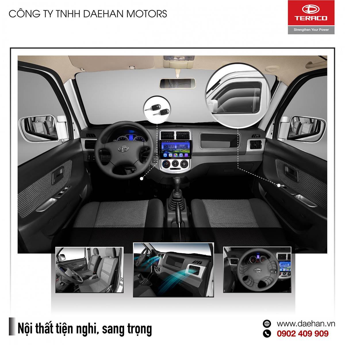 Xăng đầy bình - Vững tâm mọi hành trình với xe tải van Tera-V