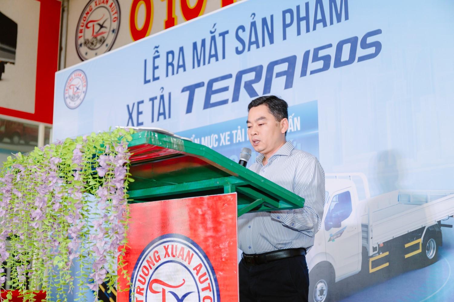 Ông Phạm Thế Hiển Chủ tịch HĐQT Trường Xuân Group phát biểu